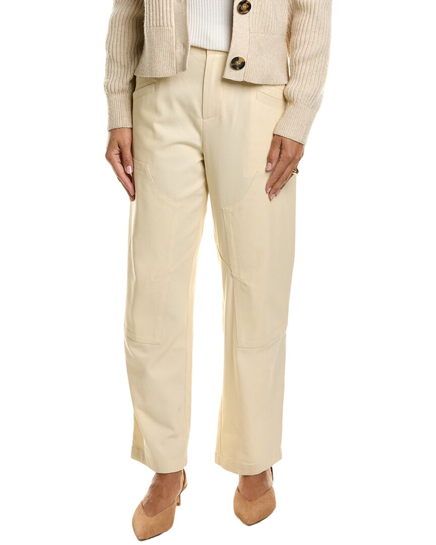 Rag & Bone Malia Twill Cargo Pant In White