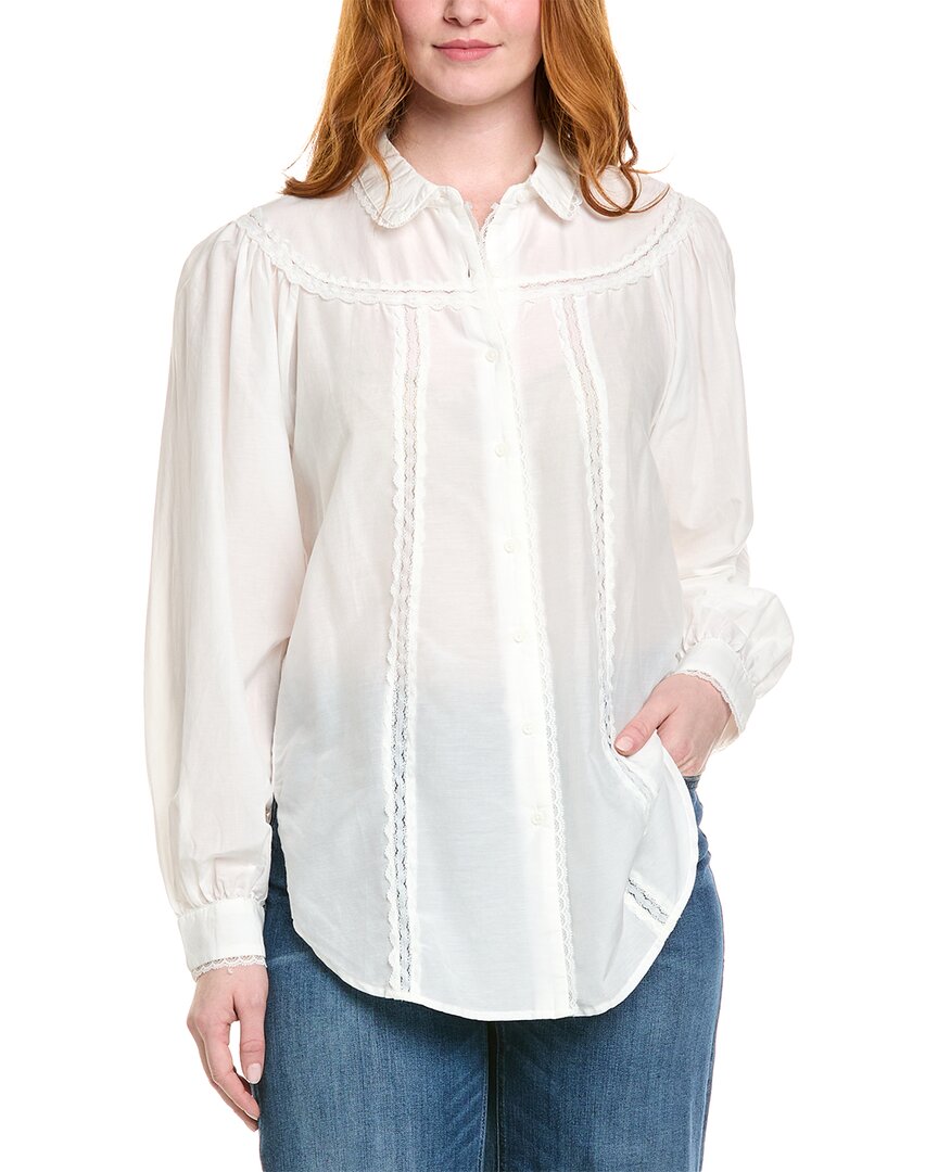 7 For All Mankind Shirt In Blue