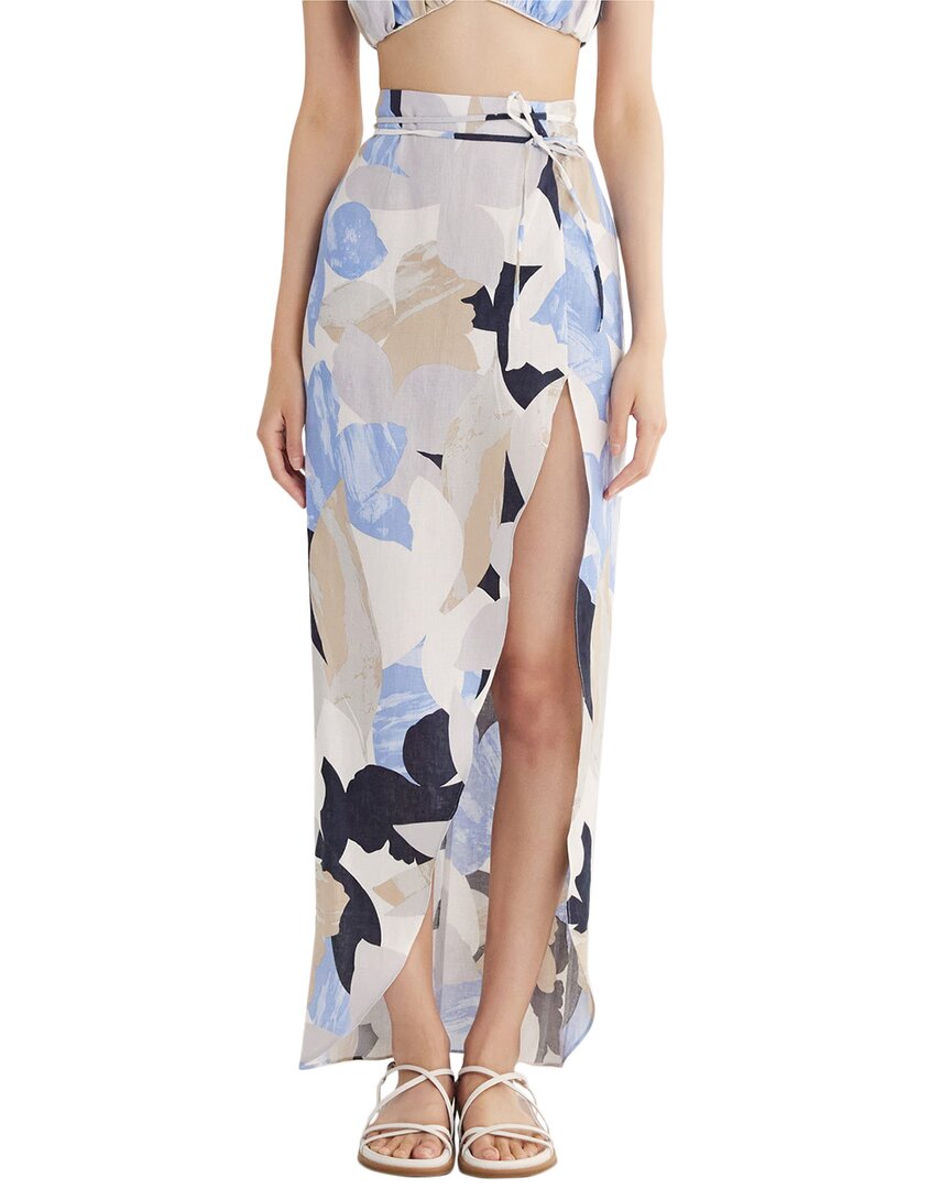 RUMER RUMER LEILA LINEN SKIRT