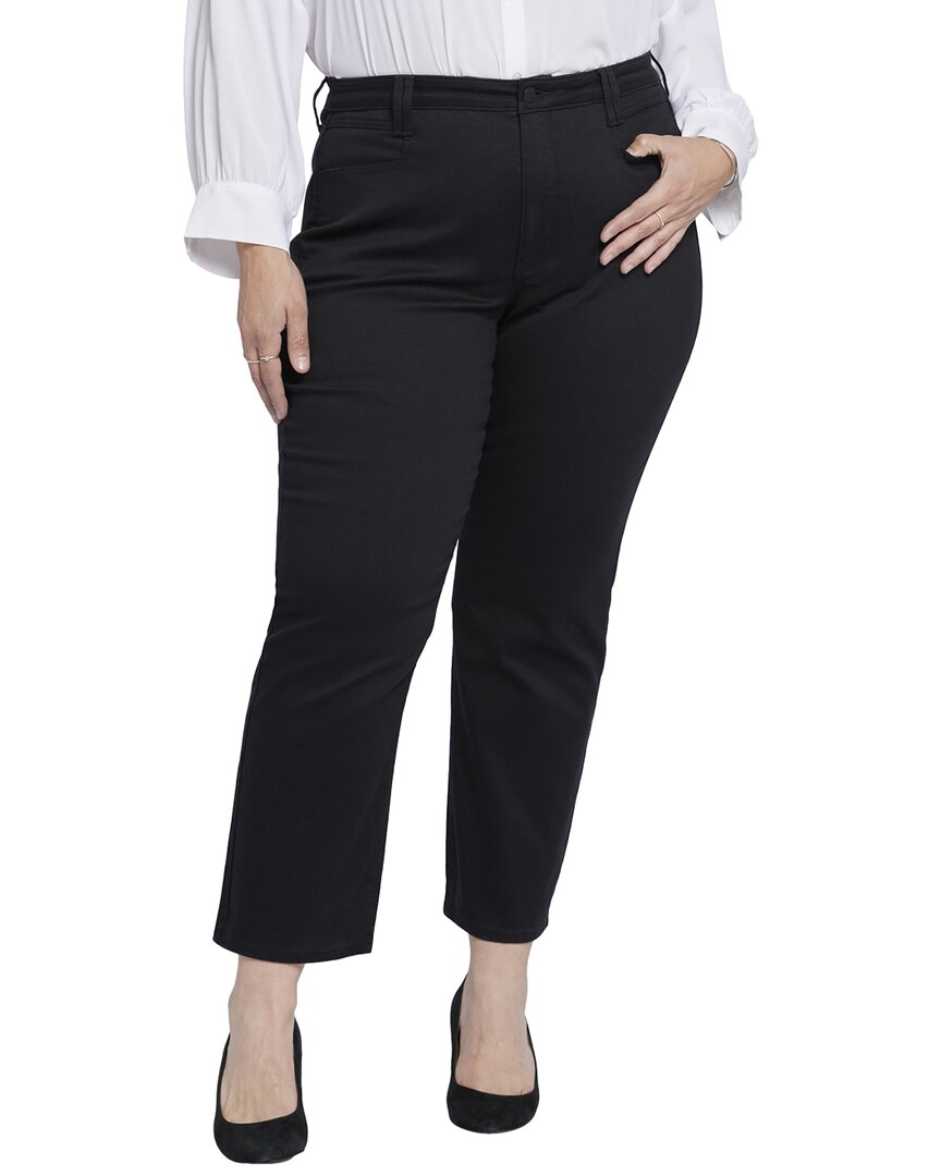 Nydj Plus Bailey Womens Stretch Denim Straight Leg Jeans