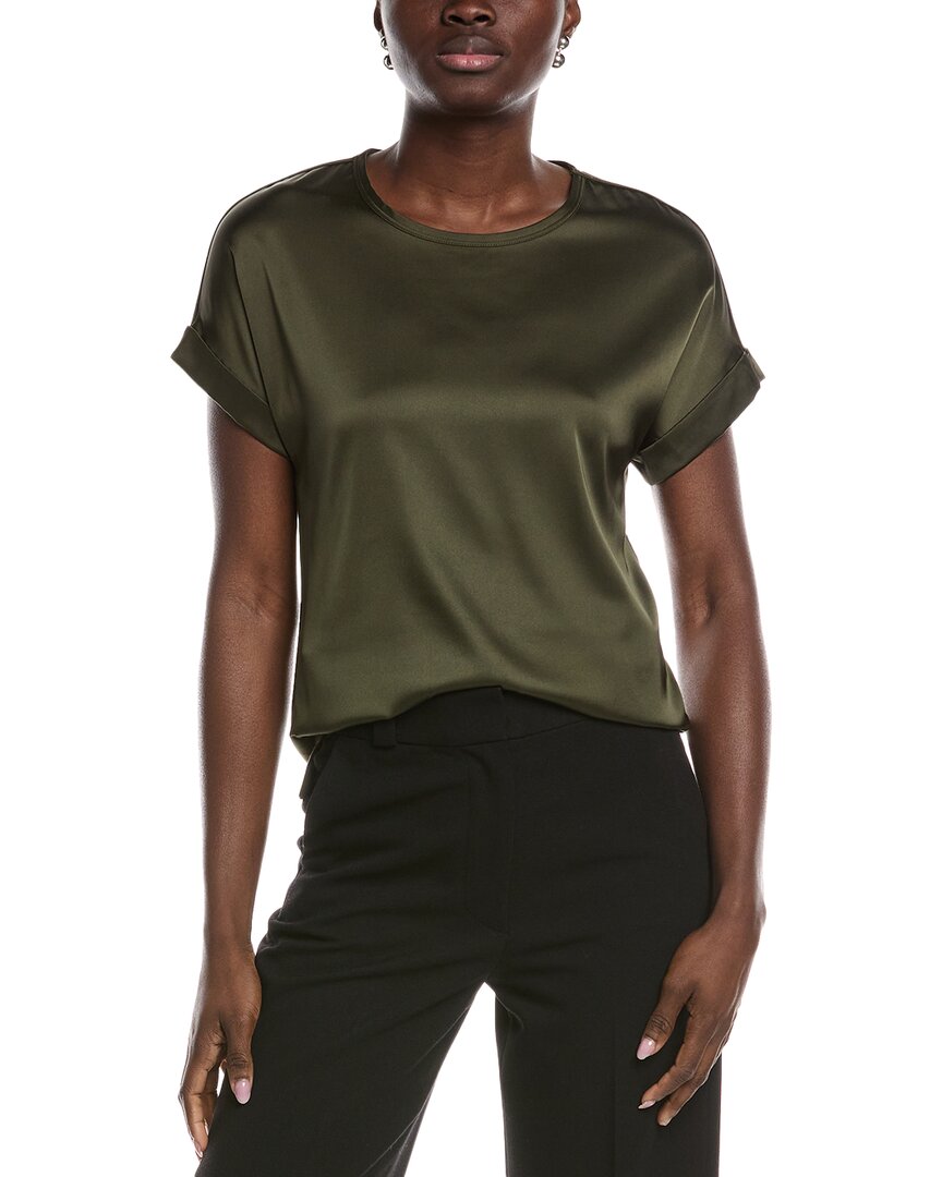 Joseph Ribkoff Short Sleeve Top In Green