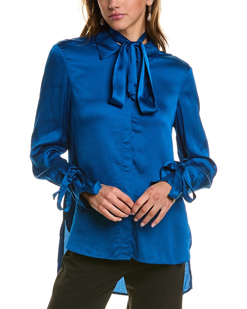 Shop Reiss Gabrielle Top In Blue