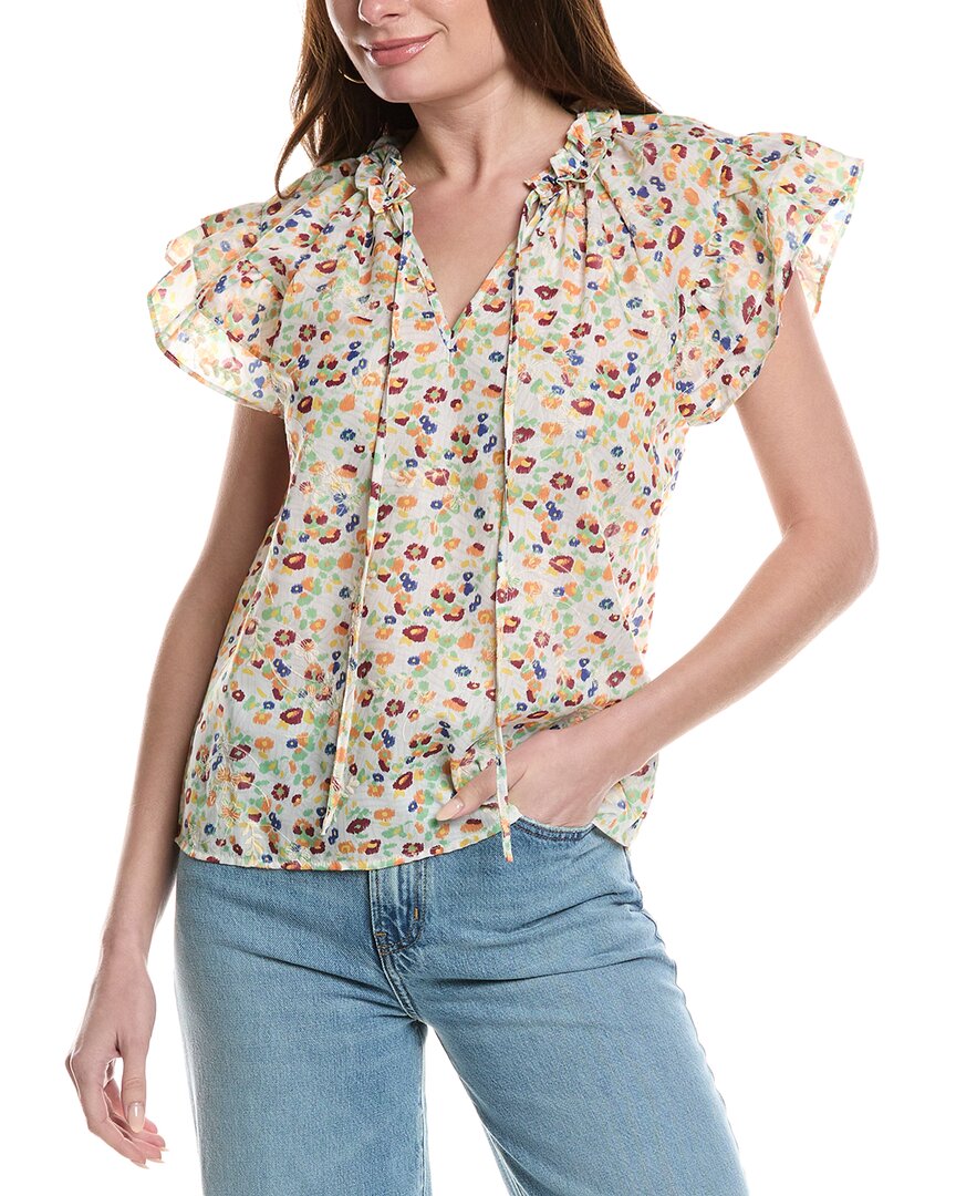 Rain + Rose Blouse In Multi