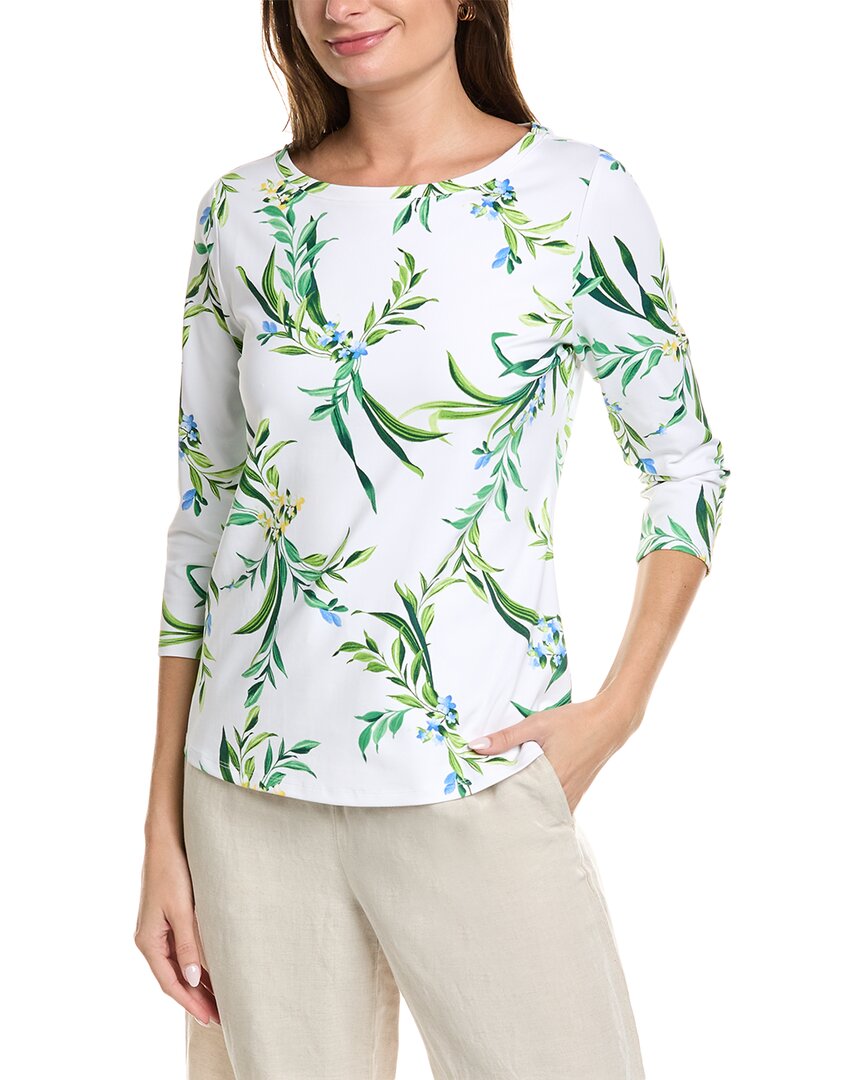 Tommy Bahama Aubrey Floral Glow Top In White