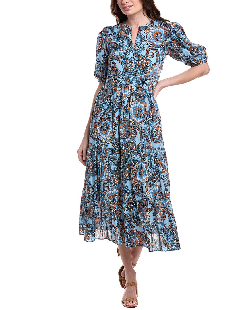 Jude Connally Jordana Cotton Voile Tiered Maxi Dress