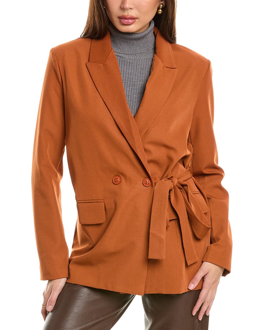 En Saison Atlas Blazer In Brown