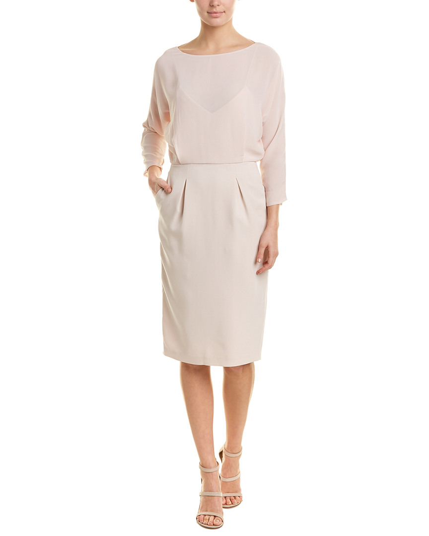 Reiss Hannie Sheath Dress Women's Beige 2 | eBay