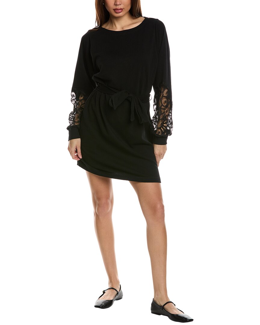 Grey State Mini Dress In Black