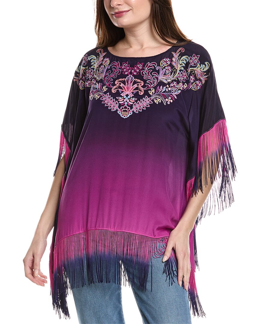 Shop Johnny Was Alani Silk Poncho