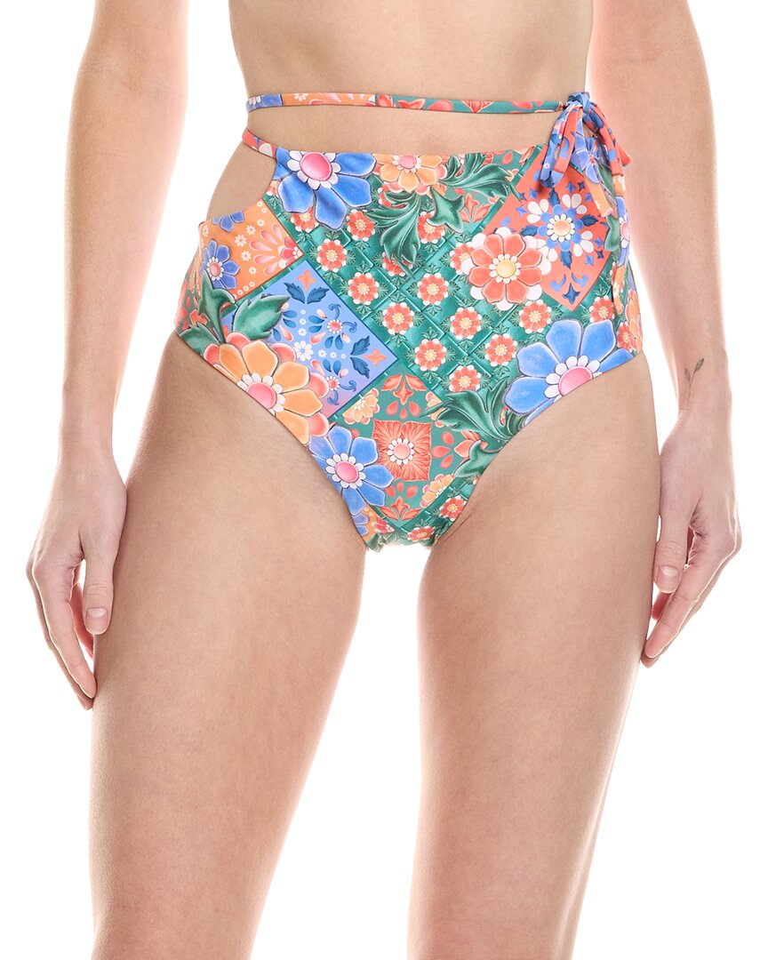 AGUA BENDITA AGUA BENDITA GLENDA TILE REVERSIBLE BIKINI BOTTOM
