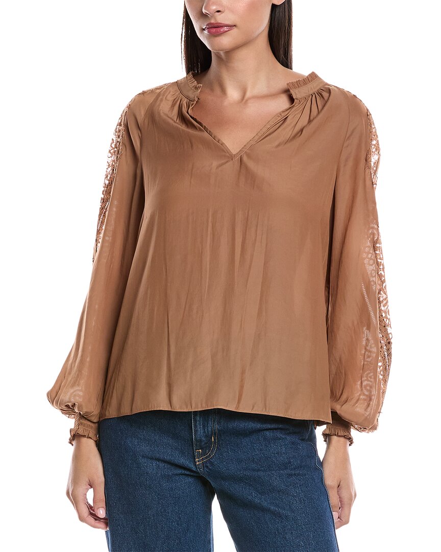 Ramy Brook Agatha Top In Brown