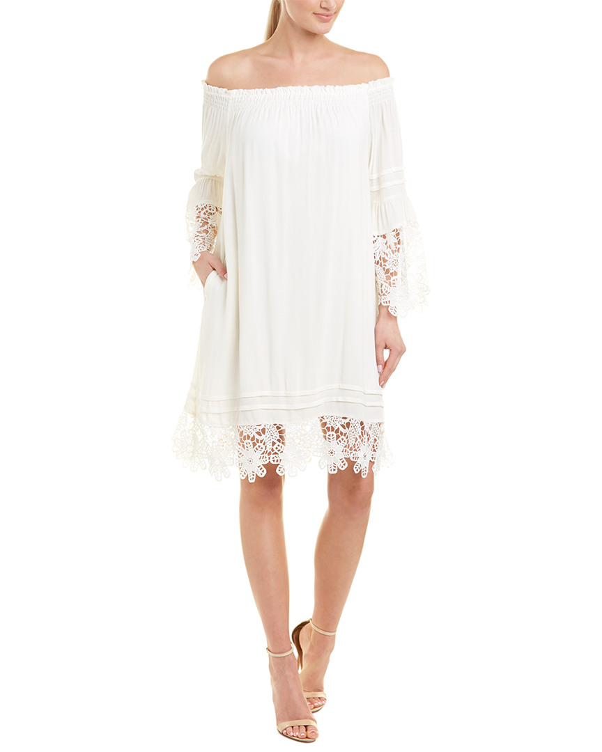 Image of Hale Bob Off-the-Shoulder Shift Dress