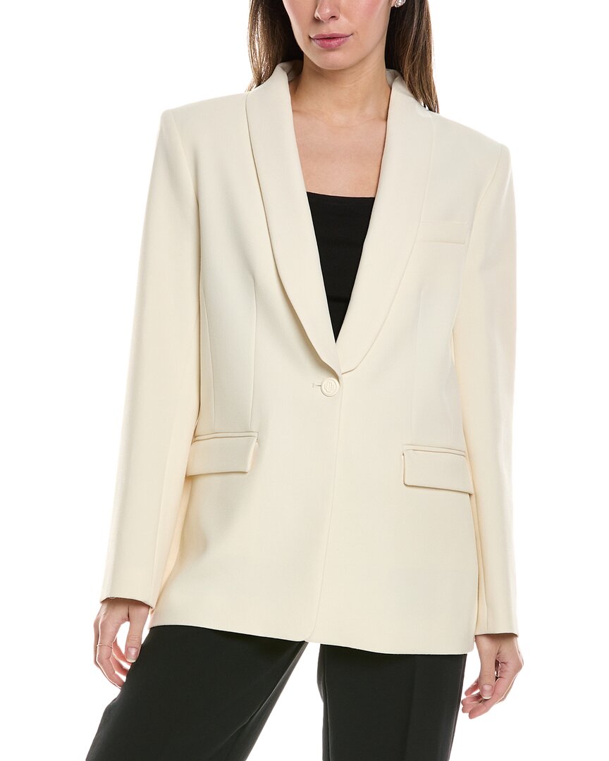 Shop Maje Suit Blazer In White