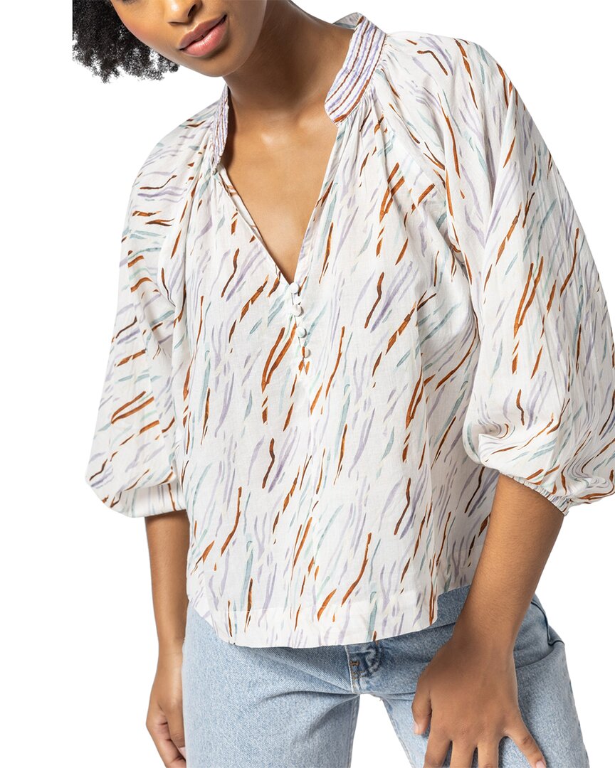 LILLA P LILLA P EASY BUTTON RAGLAN SHIRT