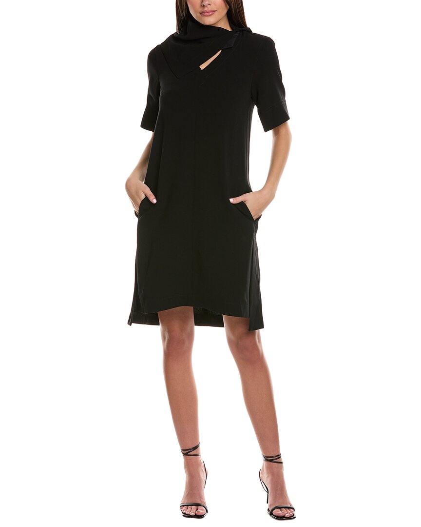 3.1 Phillip Lim Removable Scarf Dress In Black