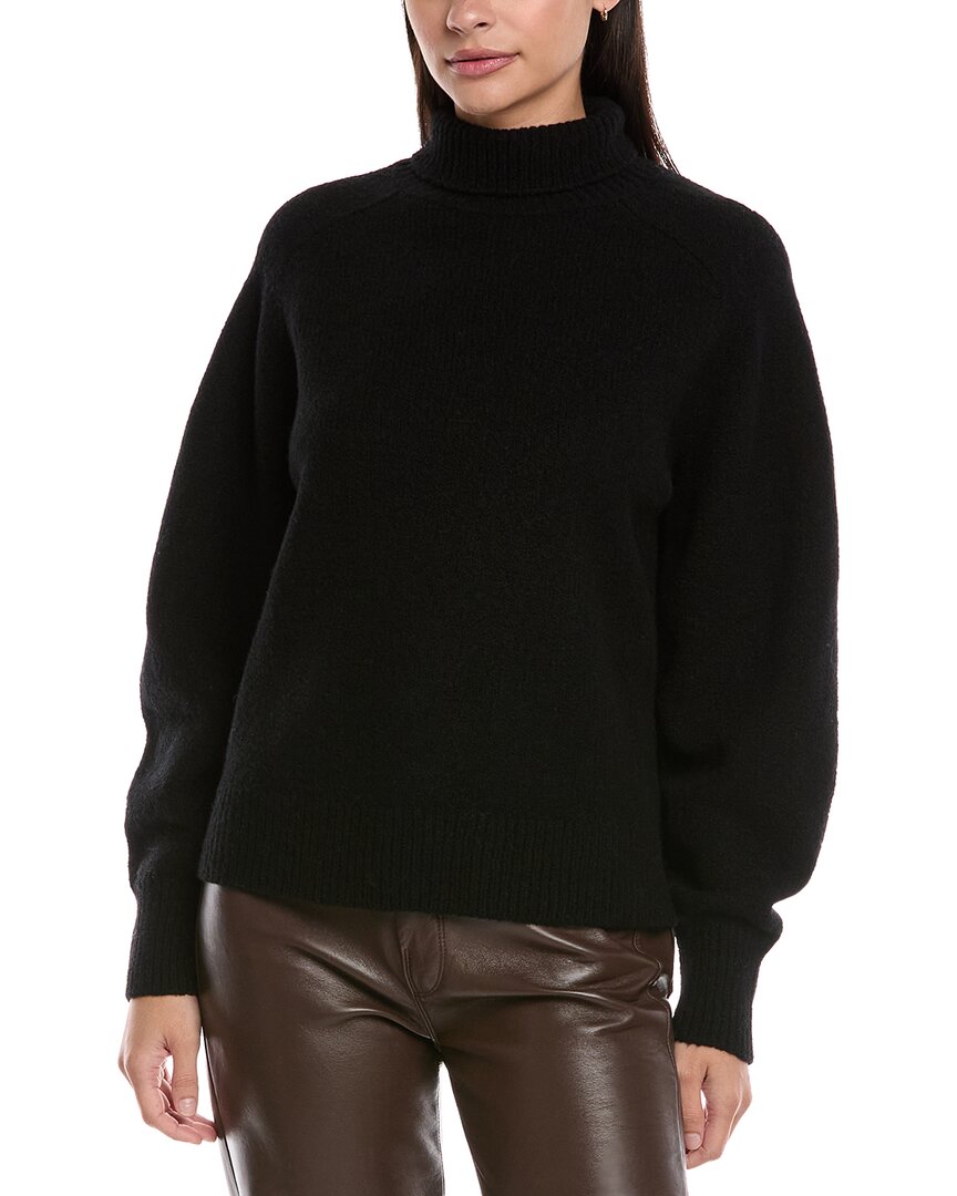 Lafayette 148 Plus-size Cashmere Turtleneck Sweater In Black