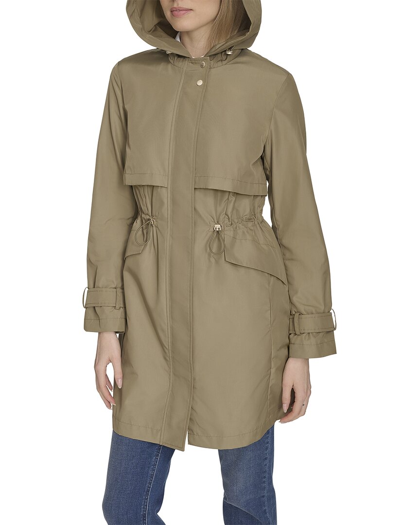Cole Haan Leather Zip Front Jacket