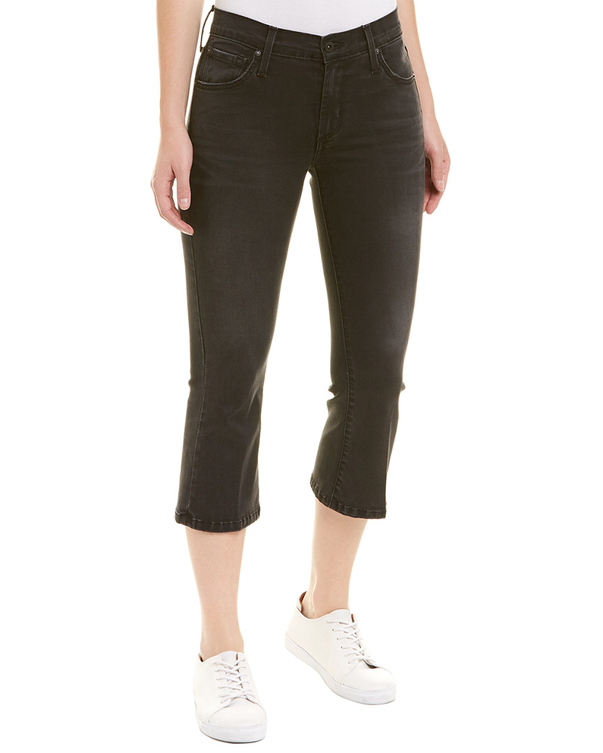 Image of James Jeans Bootie Blacked Out Cropped Bootcut