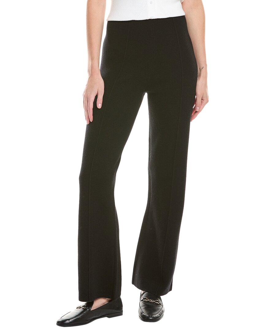 No Name Noname Prep Wool & Cashmere-blend Flare Pant In Black