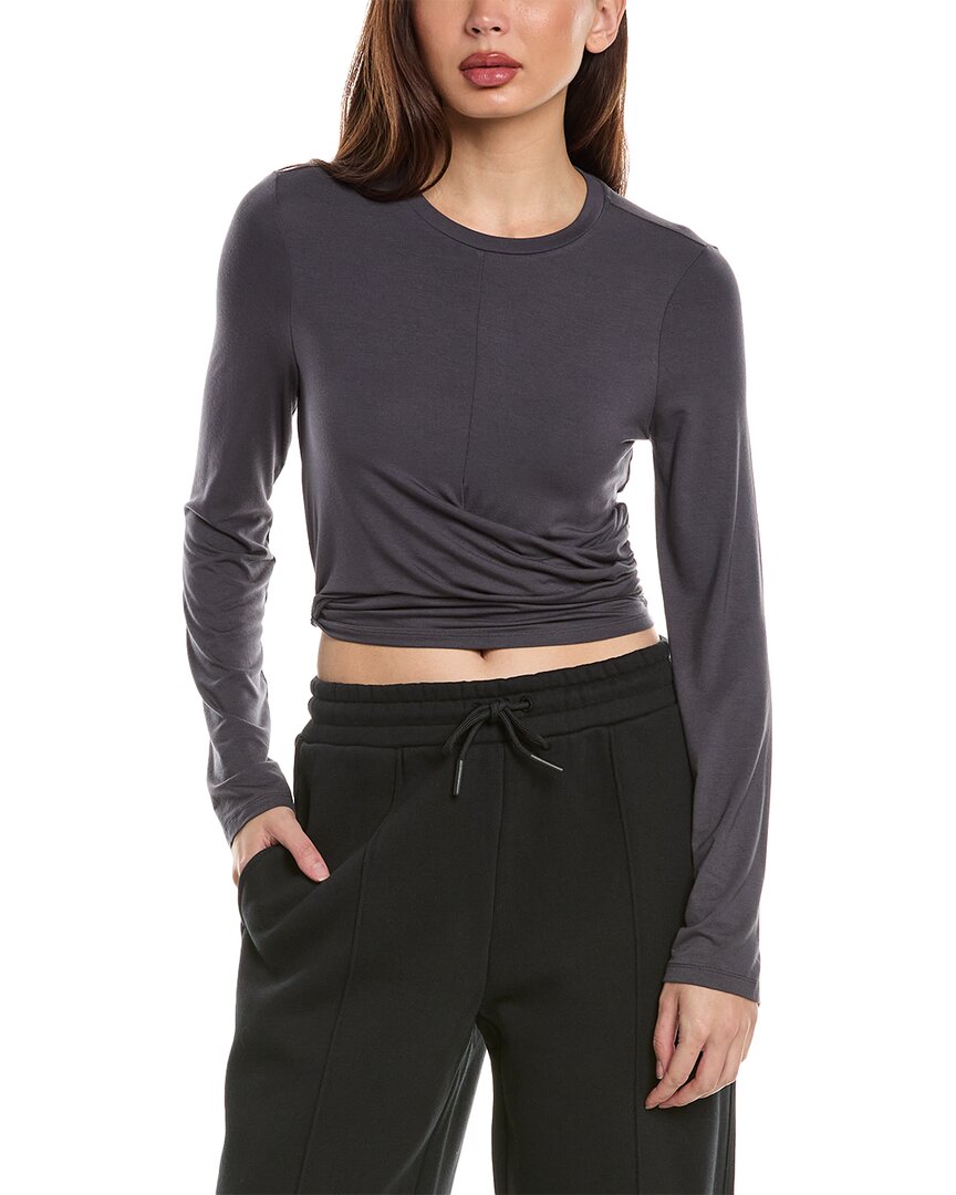 Sweaty Betty Wrap Front T-shirt In Grey