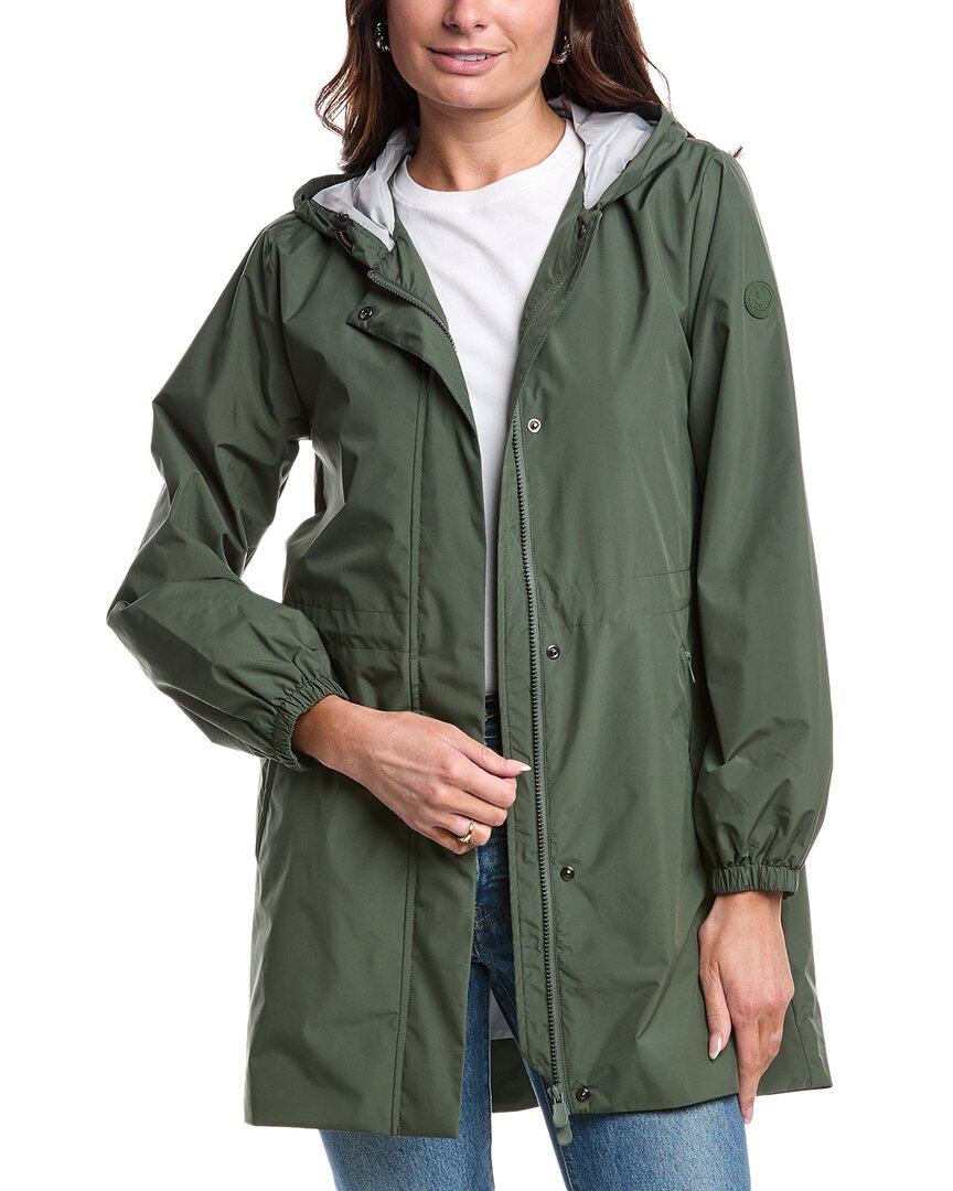 Save The Duck Raincoat In Green