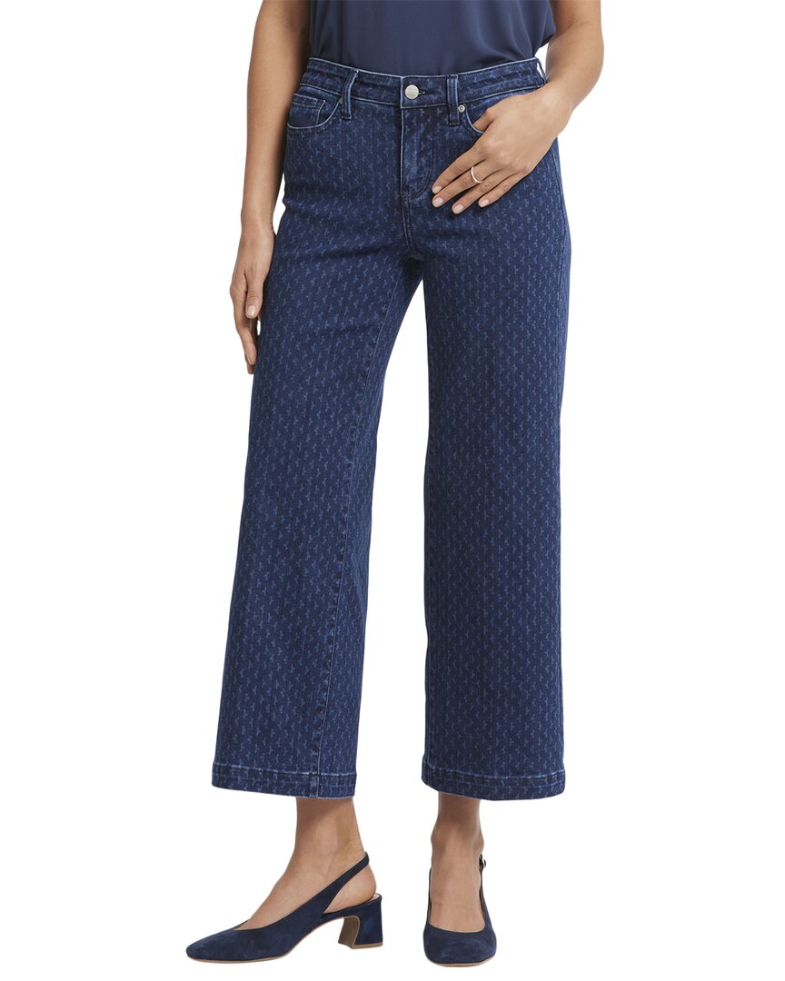 Nydj Teresa Indigo Maison Geo Ankle Crop Jean