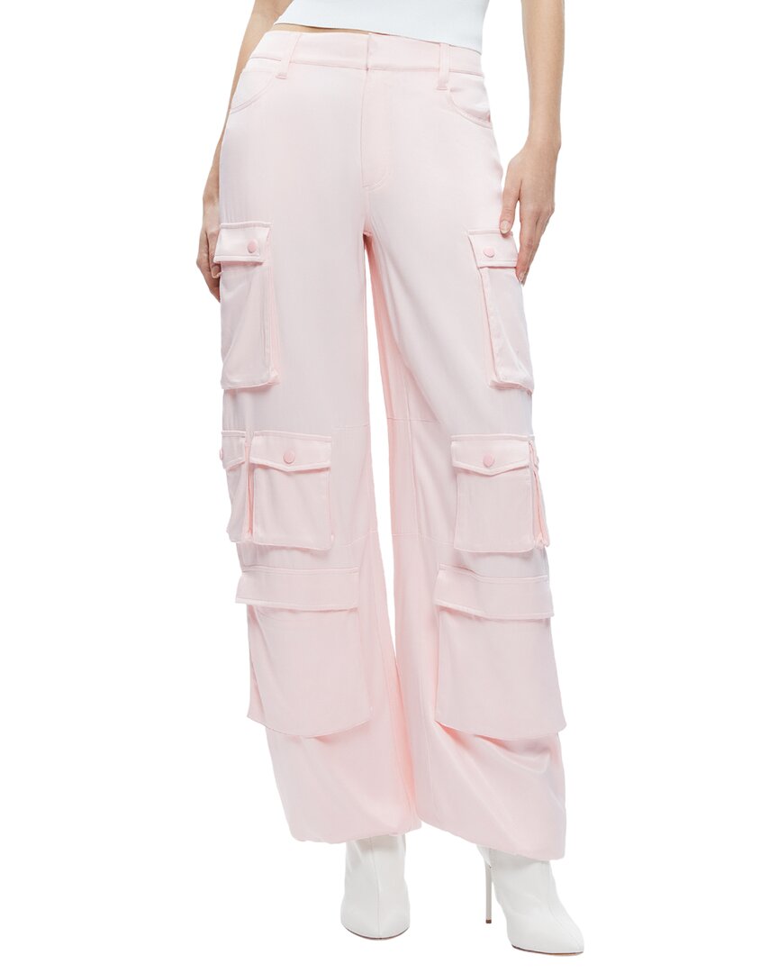 Alice And Olivia Olympia Mid Rise Baggy Cargo Pants