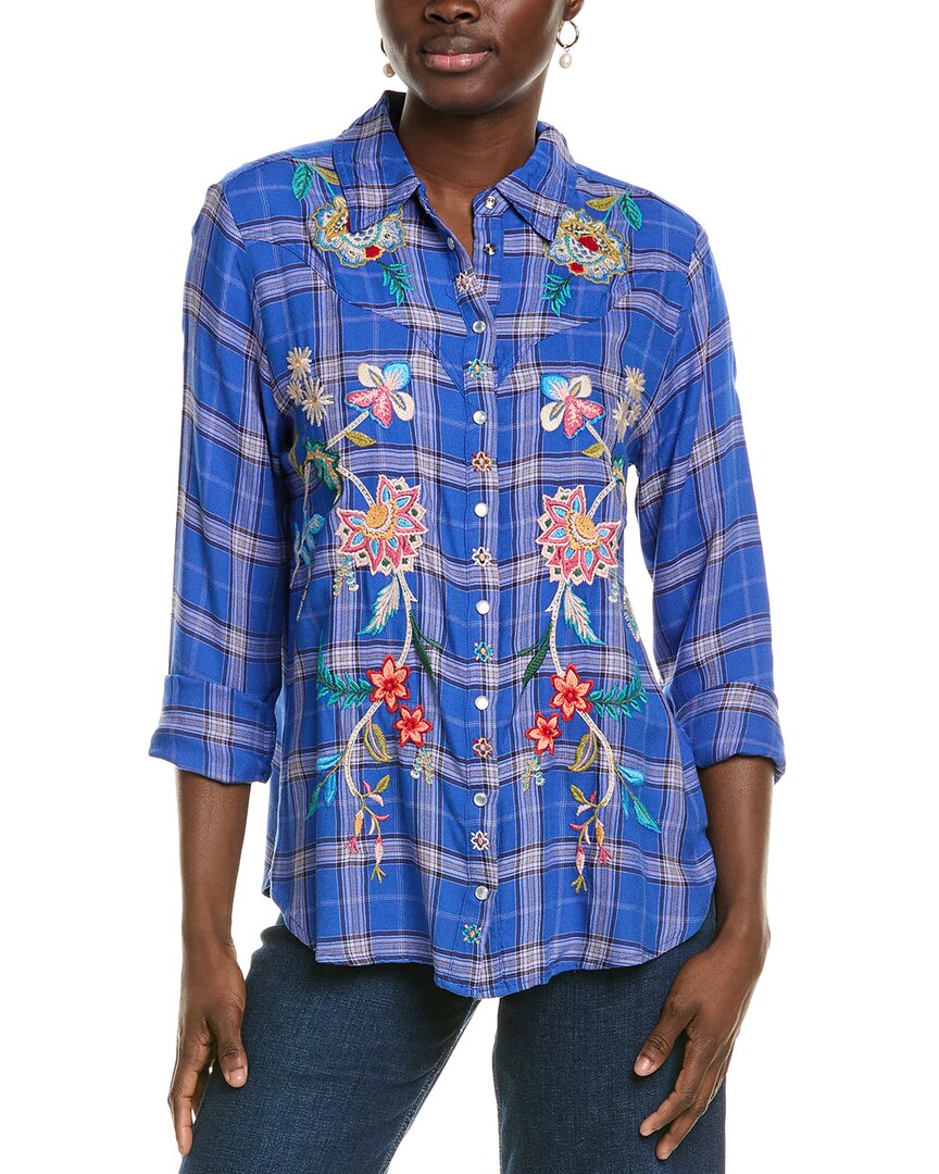 Johnny Was Western Shirt