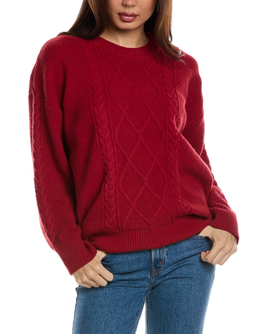 Seraphina Oversized Sweater In Red