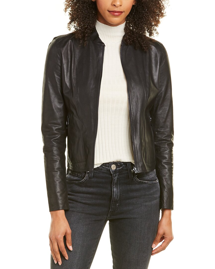 Image of LAMARQUE Chapin Leather Jacket