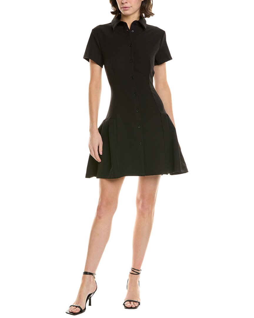 Area Stars Jillie Shirtdress In Black