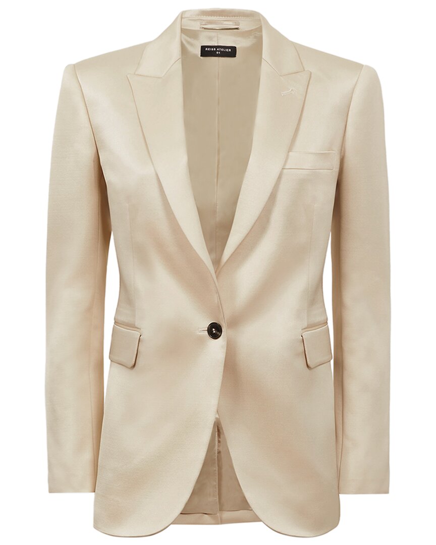 Reiss Lily Blazer In White