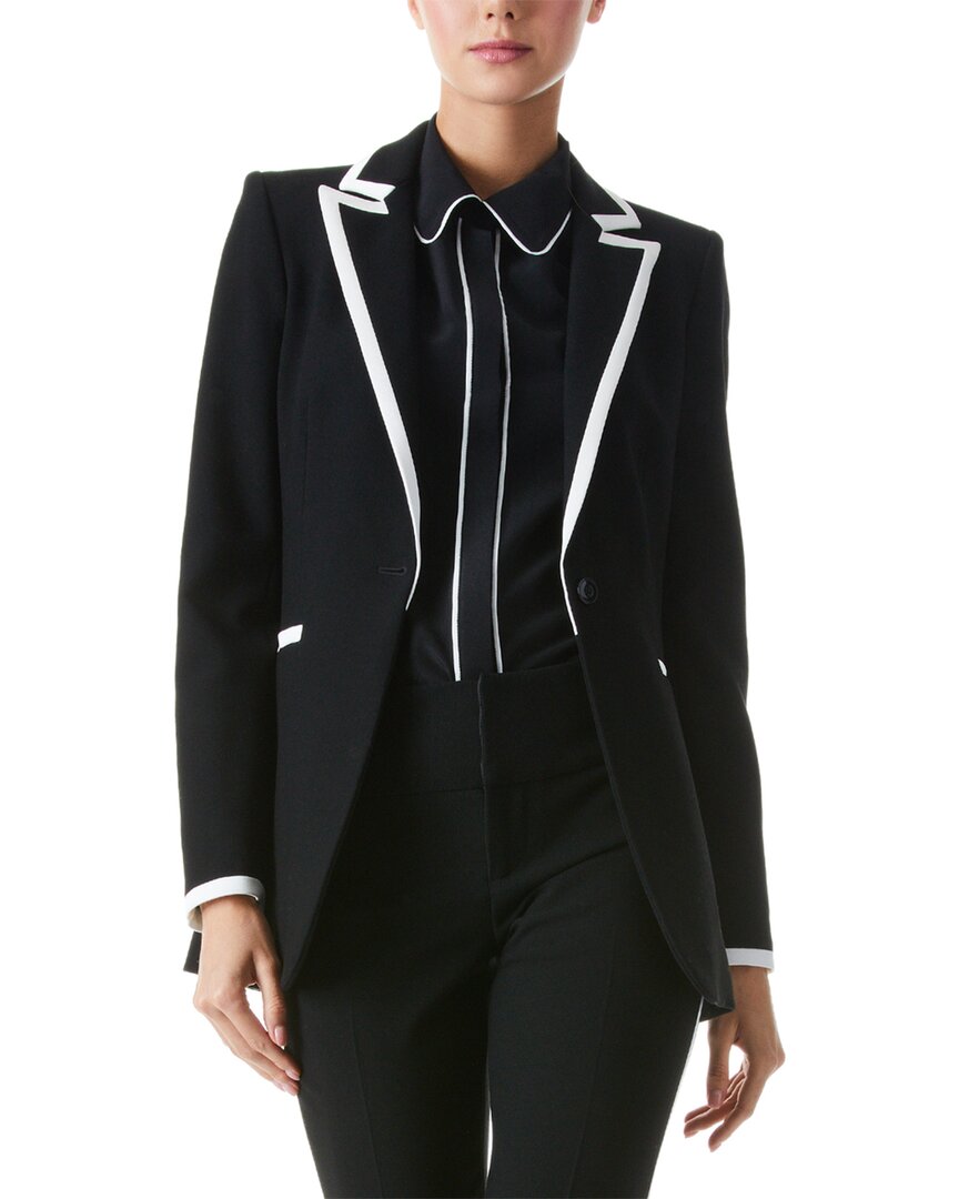 Alice Fitted Blazer In Black