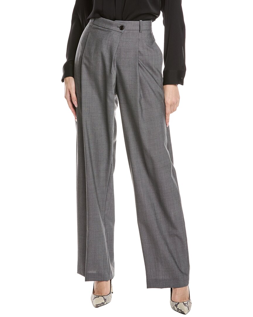 Hugo Boss Taleco 2 Wool-blend Trouser In Grey
