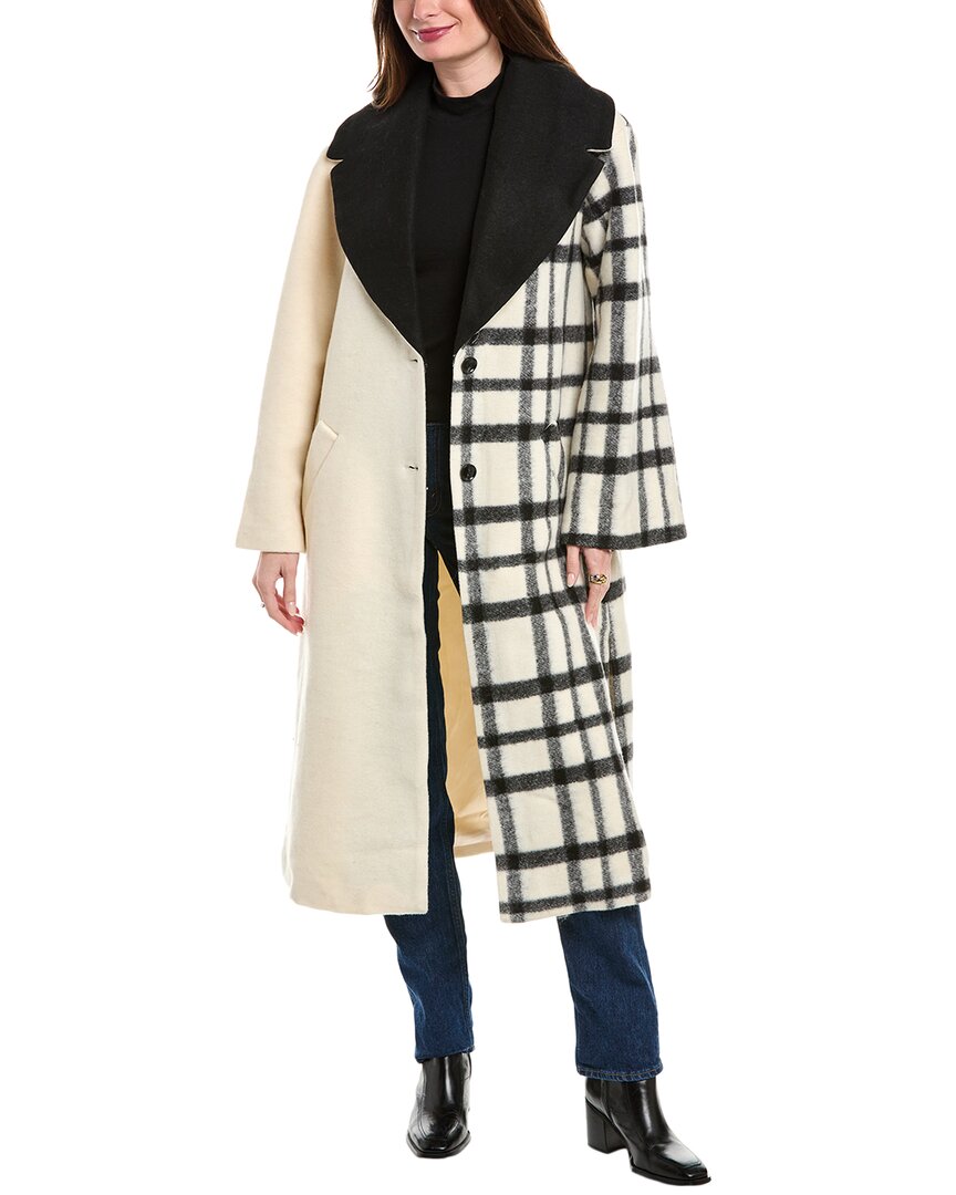 HUTCH HUTCH KALLIE WOOL-BLEND COAT 