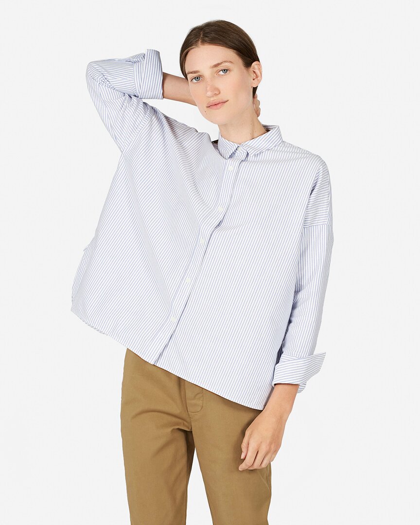 Everlane The Japanese Oxford Square Shirt In White