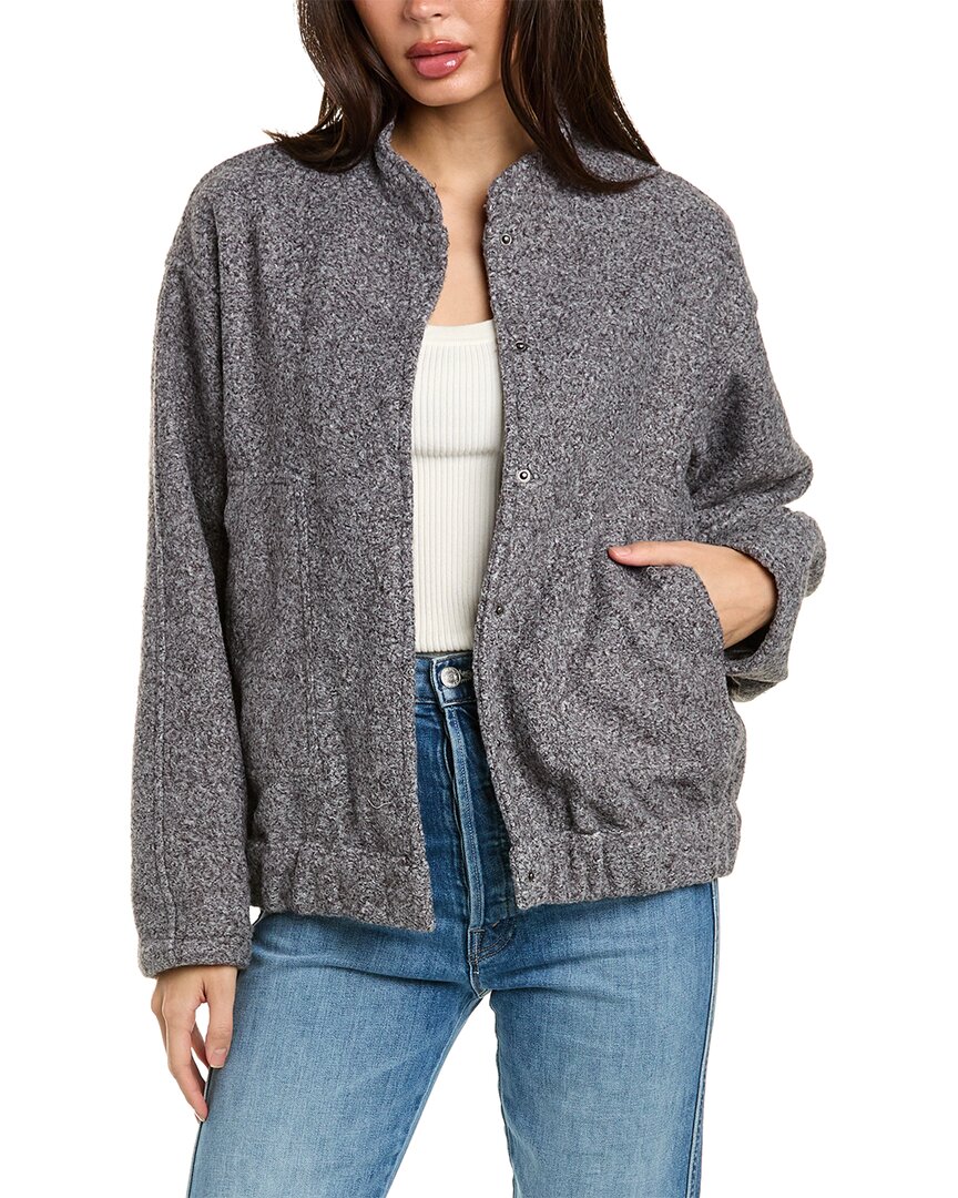 Shop To My Lovers Boucle Jacket In Grey