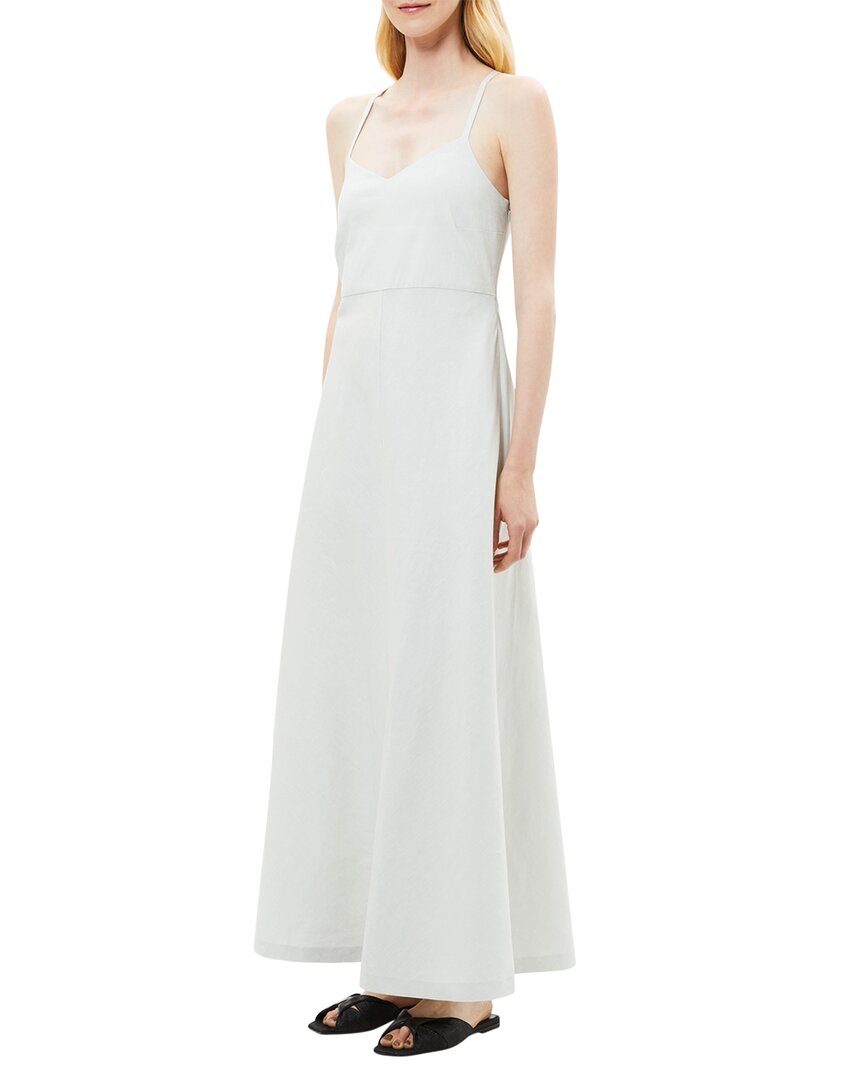 Theory Haranna Linen-blend Maxi Dress