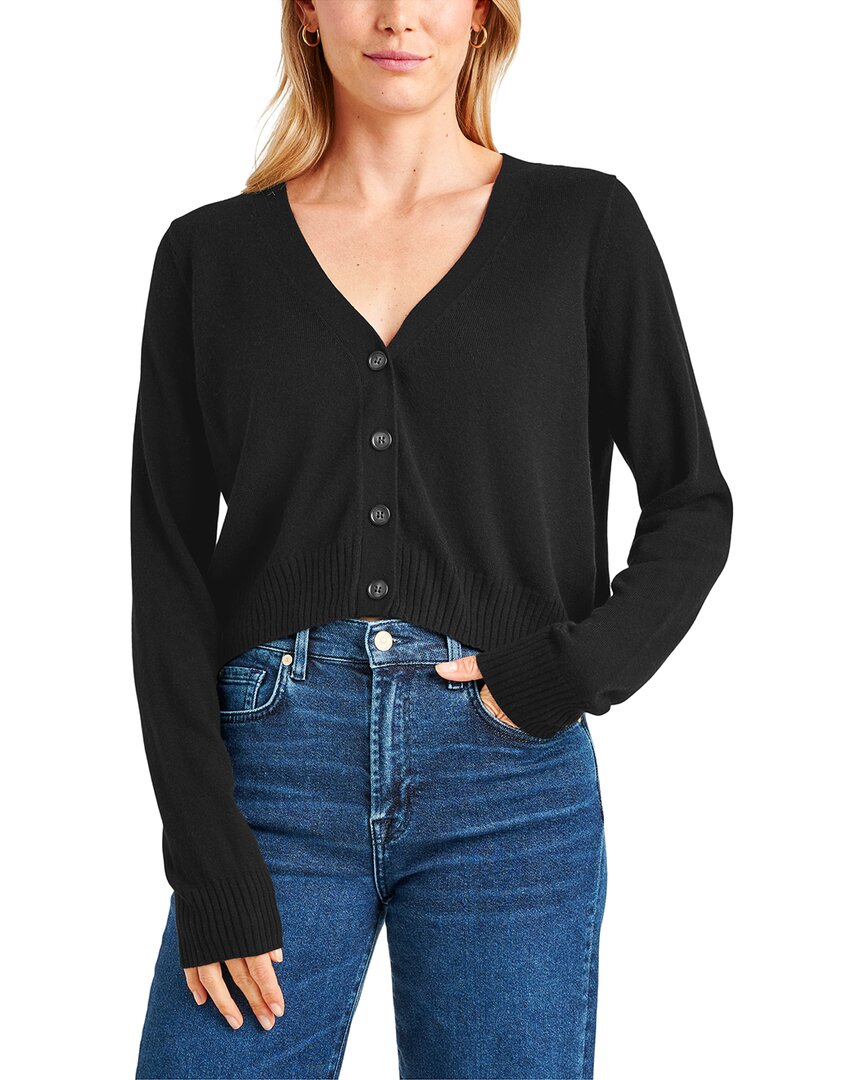 SPLENDID SPLENDID GEORGIE CROPPED CASHMERE-BLEND CARDIGAN