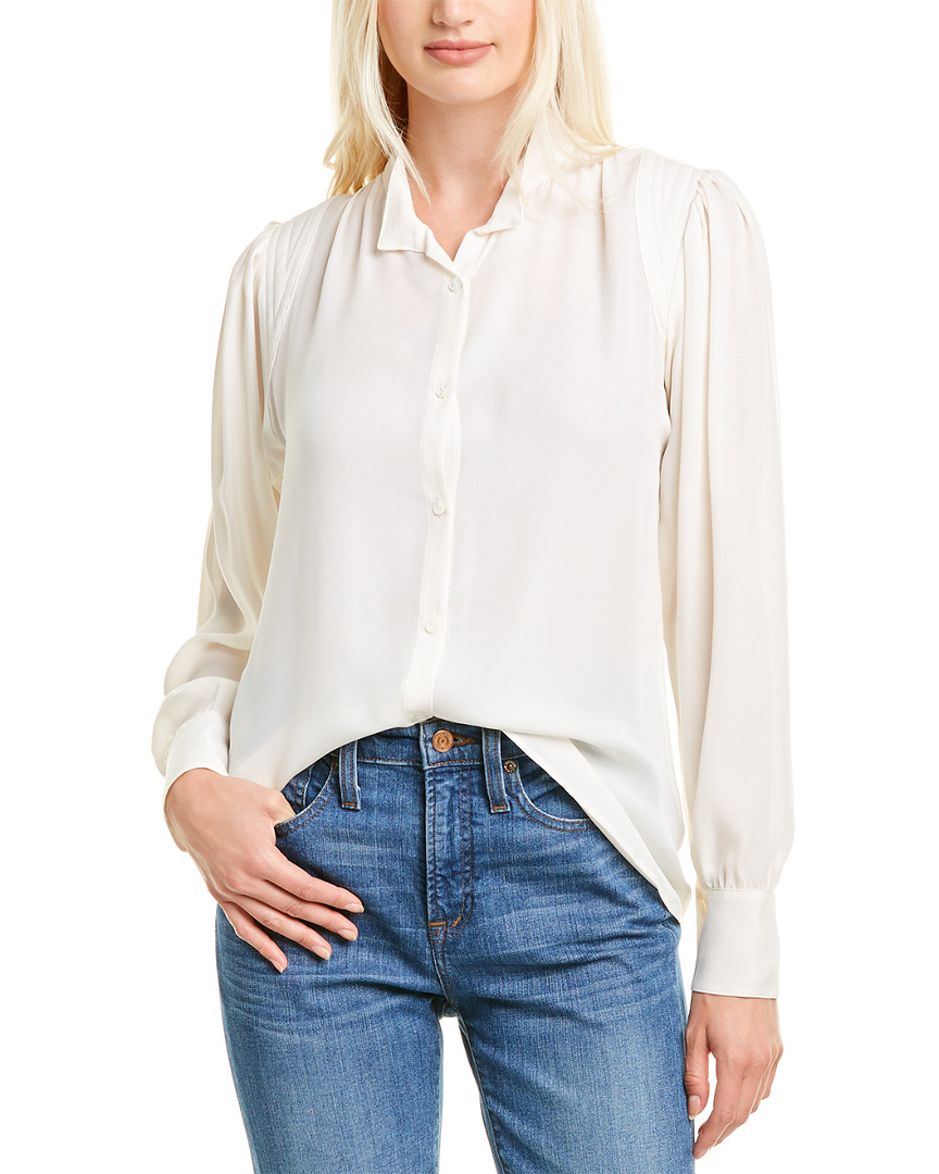 Image of Nili Lotan Lorena Silk Top