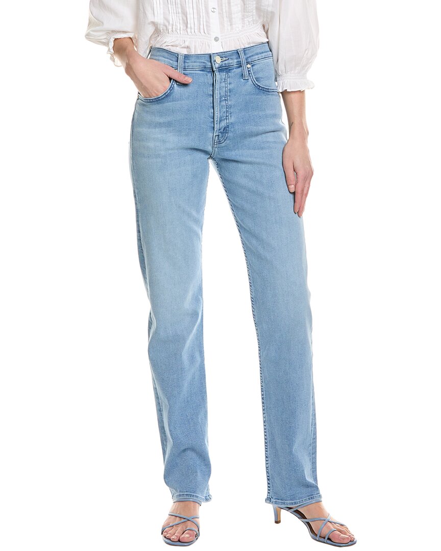 Mother 'the Undercover' Light Blue Wide Jeans In Blue