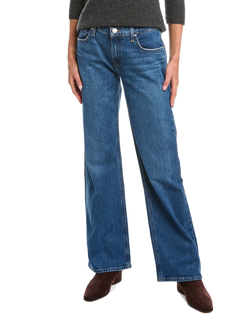 Hudson Jeans Kelli Moon Walk Low-rise Loose Straight Jean In Blue