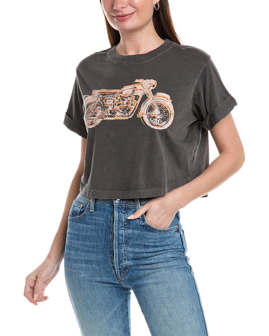 Shop Girl Dangerous Motorcycle T-shirt In Black