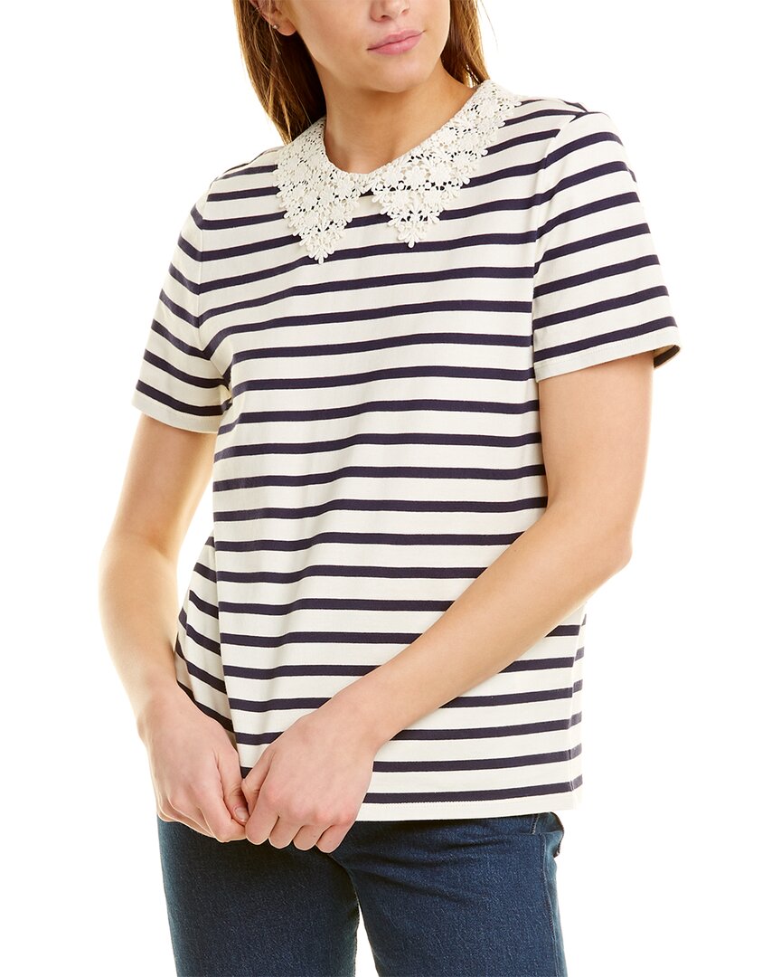 Kate Spade New York Striped T-shirt In White