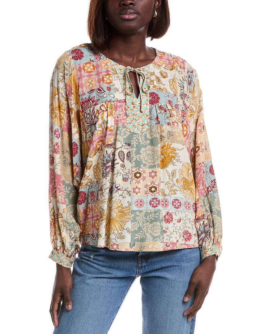 Luxe Always Long Sleeve Blouse In Yellow