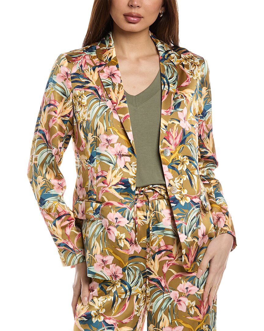 Tommy Bahama Flora Amora Button-up Silk Shirt In Green