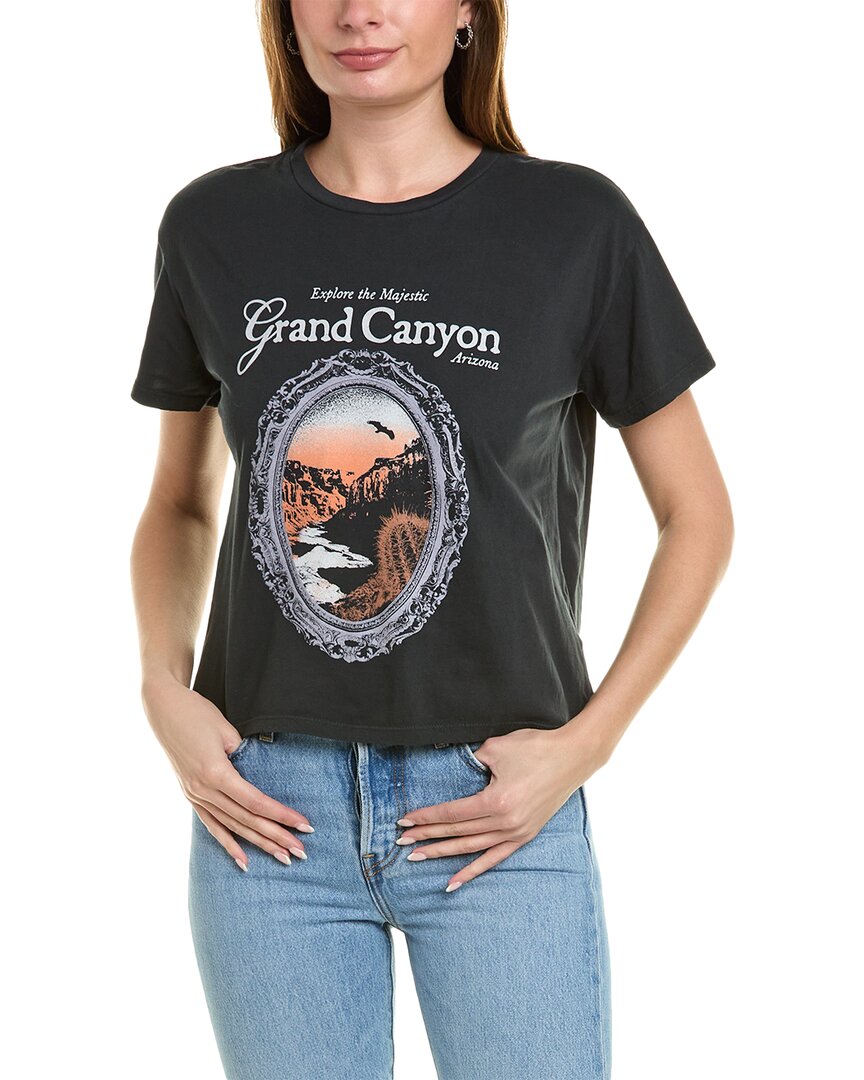 Shop Girl Dangerous Explore The Grand Canyon T-shirt In Black
