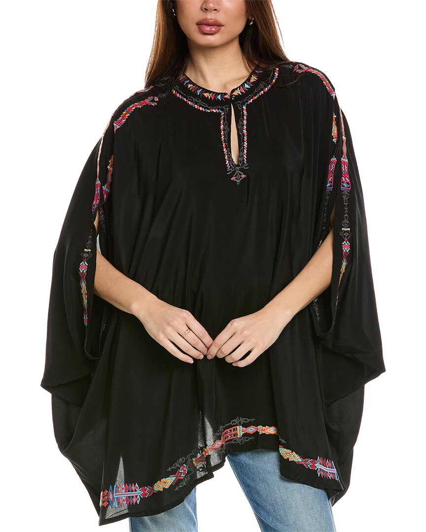 JOHNNY WAS JOHNNY WAS PLUS SASCHA SILK PONCHO