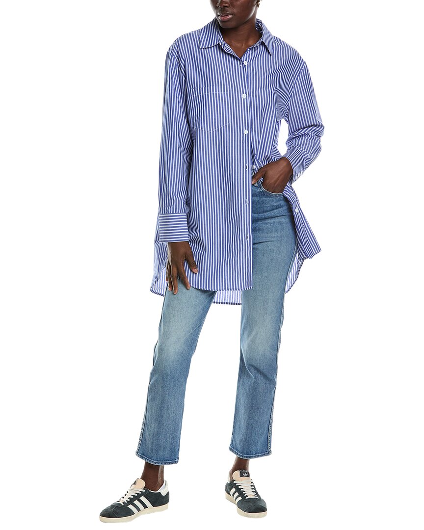 Chaser Kerstin Button-down Shirt In Blue