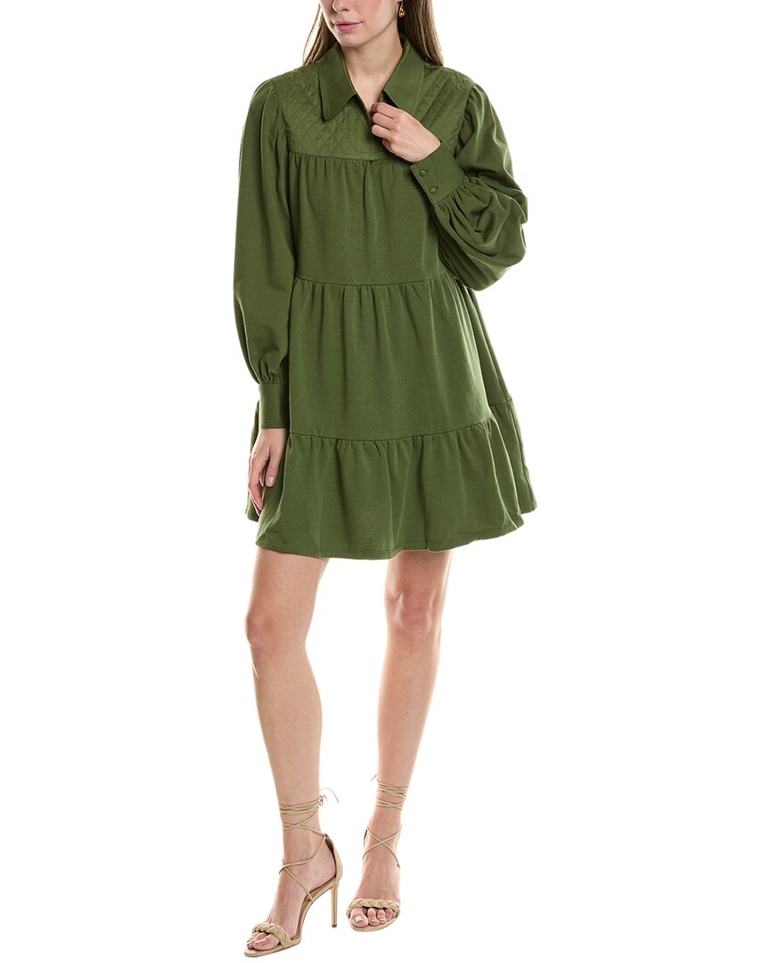 Crosby By Mollie Burch Jocelyn Mini Dress In Green